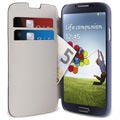 Samsung Galaxy S4 Puro Pung Taske med plads til kort og kontanter - Blå