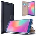 Saii Huawei Honor View 10 Flip Cover med Kortholder - Sort