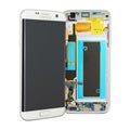 Samsung Galaxy S7 Edge Skærm & Frontcover GH97-18533D - Hvid