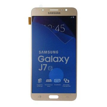 Samsung Galaxy J7 (2016) LCD-Skærm - Guld