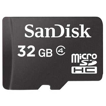 SanDisk MicroSD / MicroSDHC Hukommelseskort SDSDQM-032G-B35A - 32GB