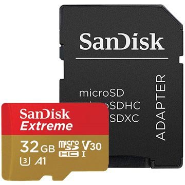 SanDisk Extreme MicroSDHC UHS-I Kort SDSQXAF-032G-GN6MA