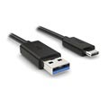 Sony UCB30 USB Type-C Hurtigt Kabel - 1m - Sort
