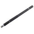Stilfuld 3-i-1 Multifunktionel Stylus Pen & Kuglepen - Sort
