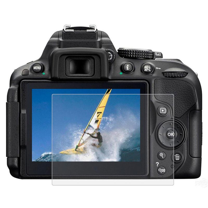 interview Faial Slud Nikon D5300, D5500 Panserglas skærmbeskyttelse