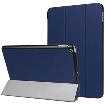 iPad 9.7 2017/2018 Tri-fold Smart Folio cover med flip-over skærm - Mørkeblå