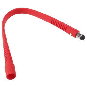 Universal Silikone Armbånd Kapacitiv Stylus-Pen - Rød