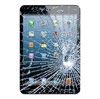 iPad mini Display Glas & Touch Screen Reparation - Sort