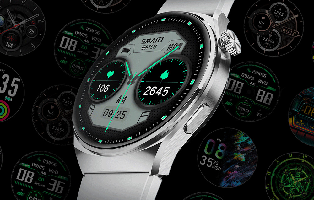 Black Shark S1 vandafvisende smartwatch - sort