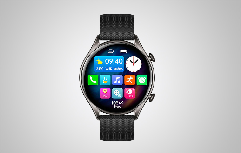 Colmi i20 IP67 vandtæt smartwatch med puls - sort