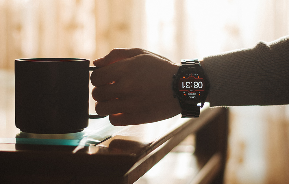 HiFuture FutureGo Pro Smartwatch i rustfrit stål - sort