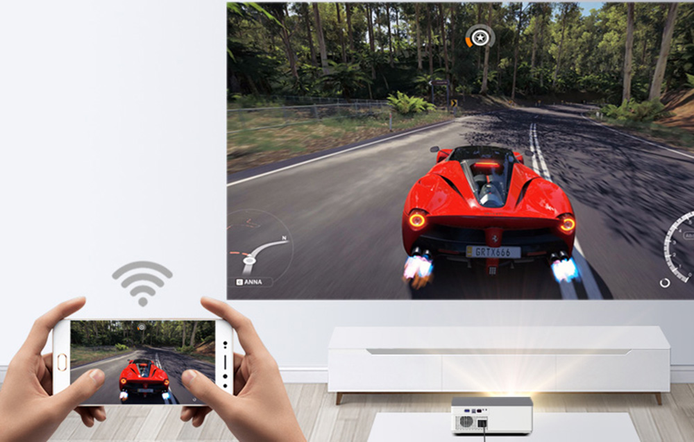 Byintek K20 Smart Projector - Android, Full HD - Hvid