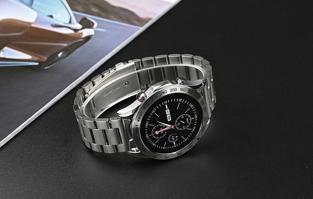 HiFuture FutureGo Pro Smartwatch - rustfrit stål - sølv