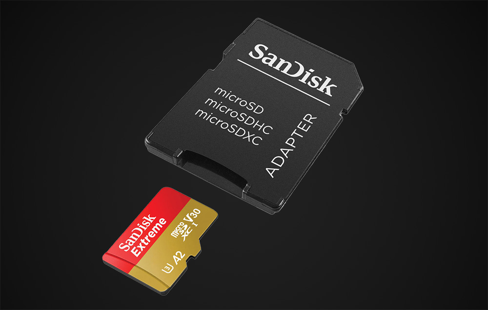 SanDisk Extreme microSDXC-hukommelseskort SDSQXAV-256G-GN6MA - 256GB