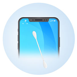 Rengør din mobiltelefon - Trin 4