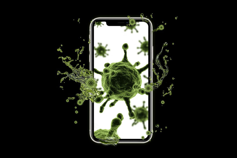 Rengør alle bakterier og virusser på mobilen