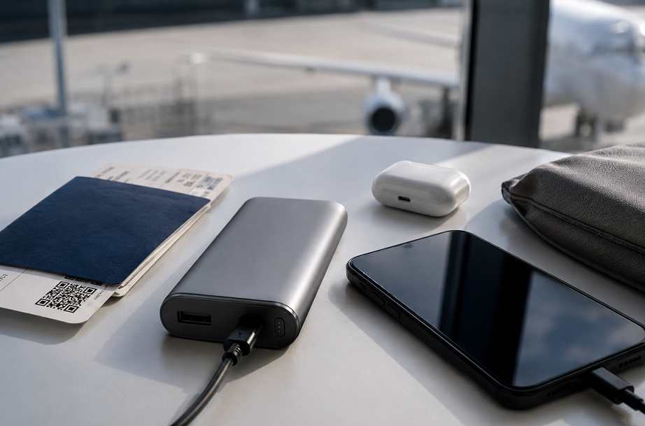 Kan man tage en powerbank med p&aring; fly