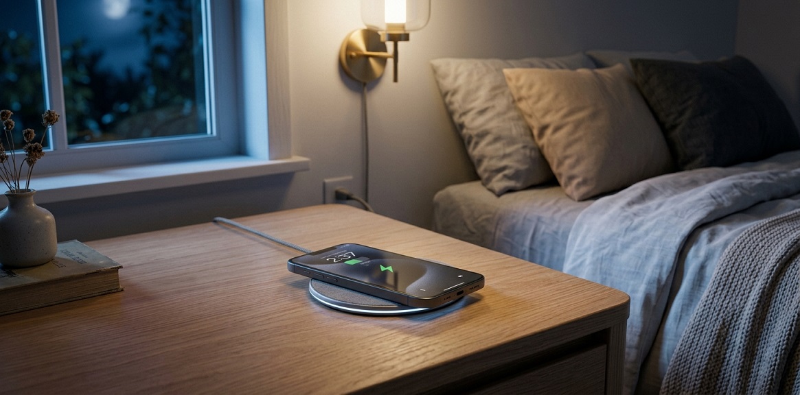 Hvad med trådløs opladning om natten
