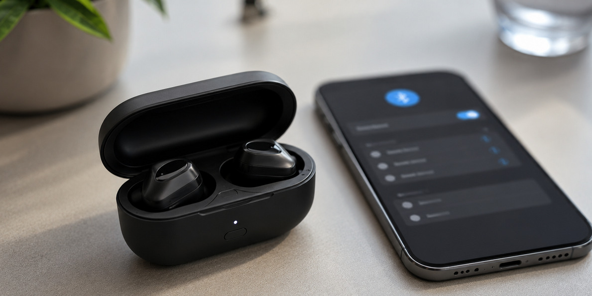 Parringstilstand og Bluetooth-liste