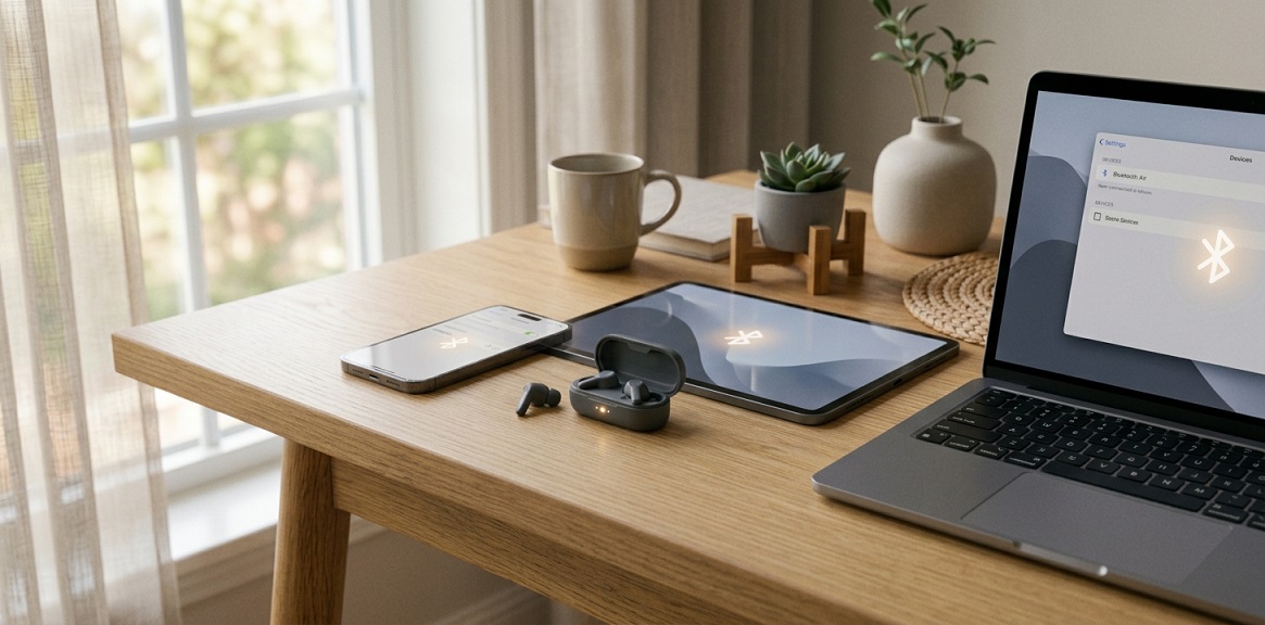 Bluetooth-cache og mobilindstillinger