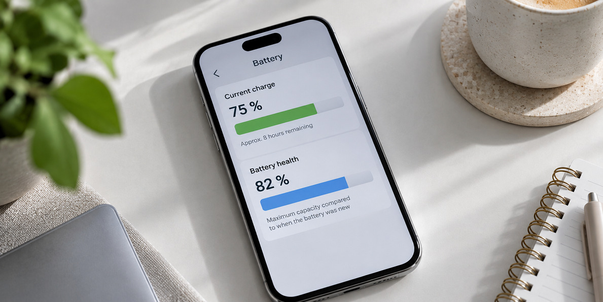 Batteritilstand og mobilens ydeevne
