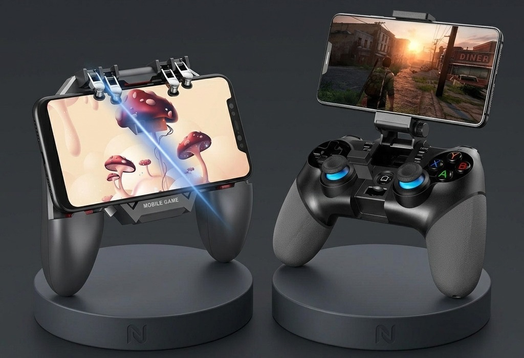 mobile gamepad og controller til bedre kontrol i mobilspil