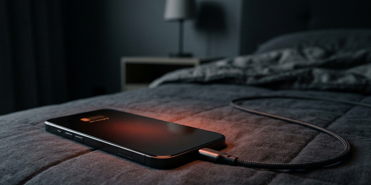 Telefon bliver varm under opladning i seng