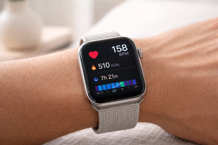 smartwatch viser kalorier som ikke stemmer bruger ser forvirret ud
